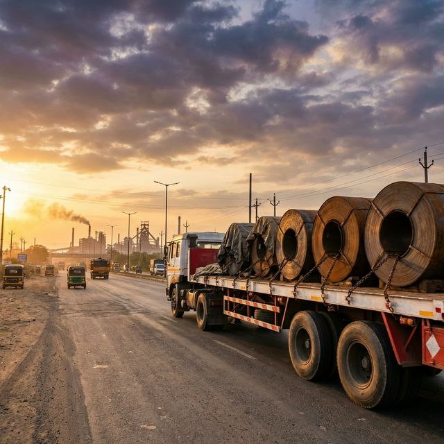 Long haul steel freight